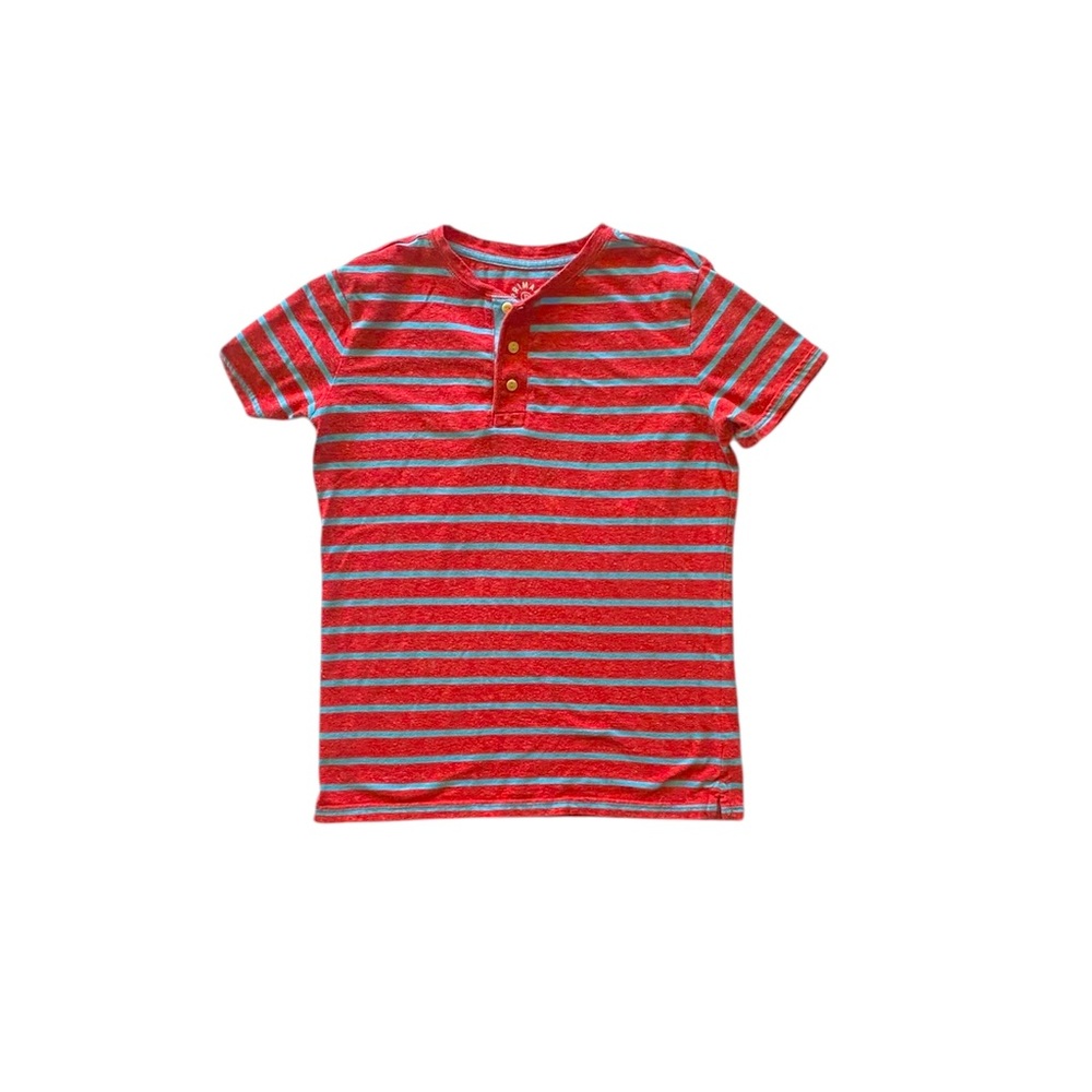 Primary Stripe Henley Shirt size 12